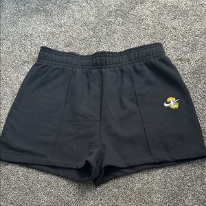 Nike Black Athletic Shorts with Elastic Waistband